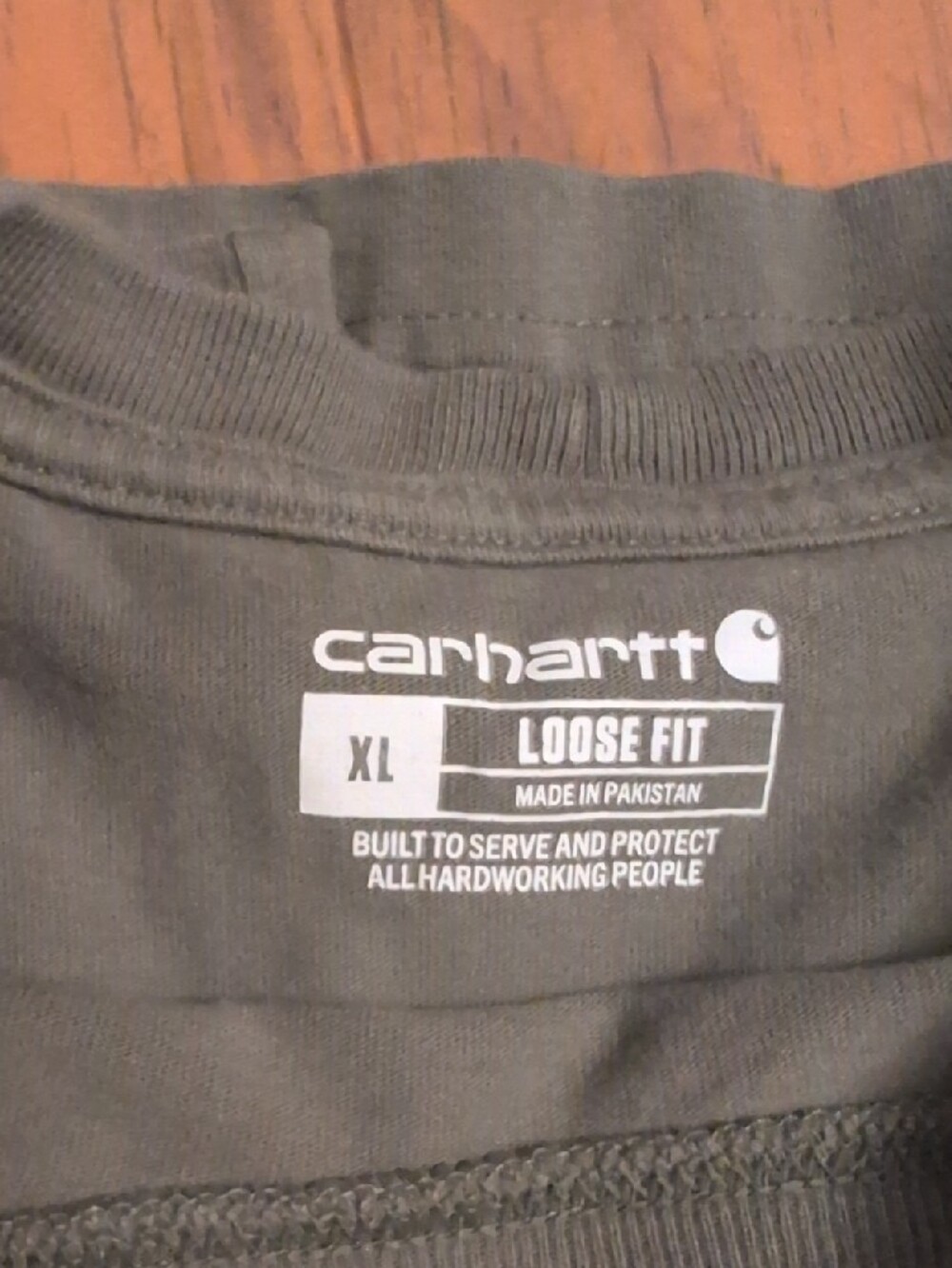 Carhartt Short Sleeve Pocket Tee in Dark Olive - Picture 2 of 2